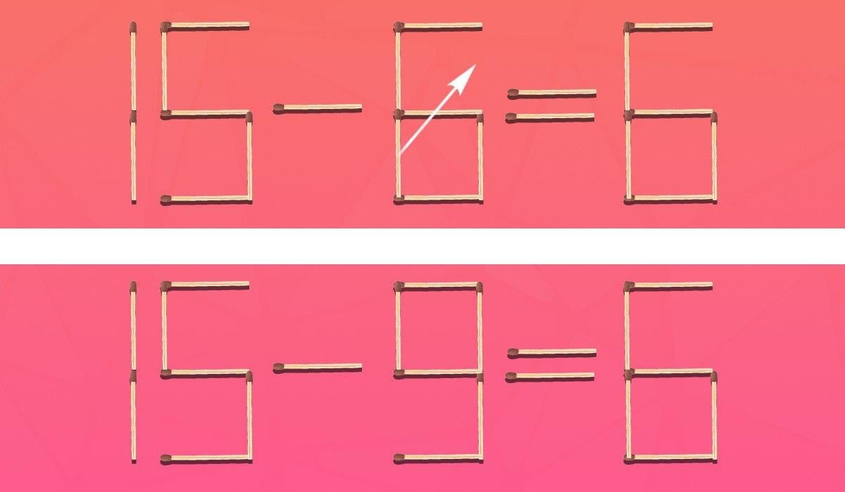 Só é necessário mover uma correspondência para que a igdade seja correta: um puzzle desafiante