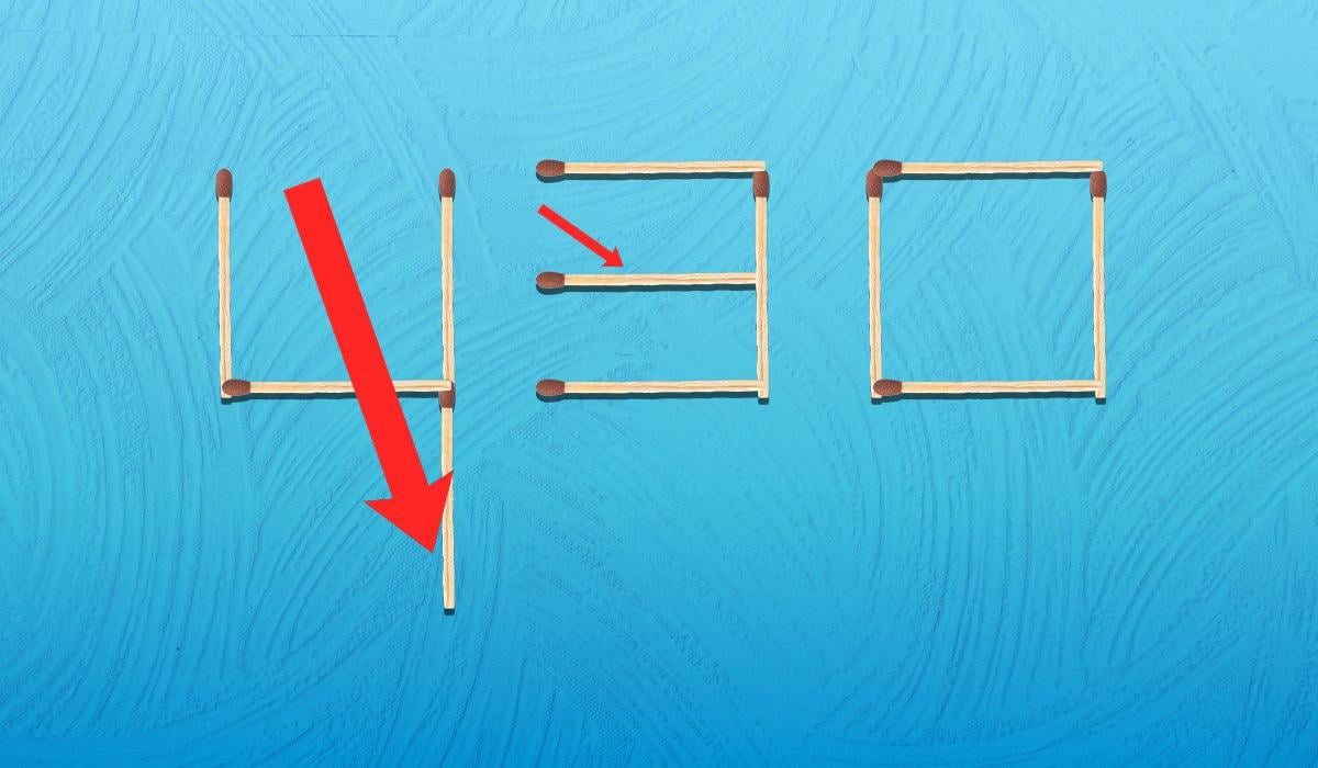 Só tens de mover 2 fósforos para mostrar que são cinco e meia: um teste de QI difícil