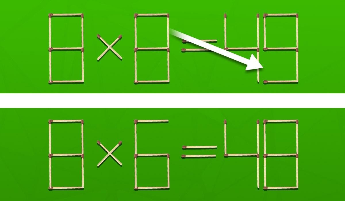 Desafio cerebral: tens de mover uma peça para corrigir um erro