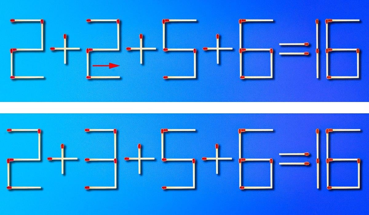 Para corrigir o erro, é necessário mover apenas uma partida: um puzzle desafiante