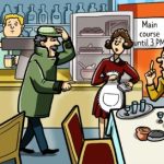 Porque é que o detetive prendeu a empregada de mesa: