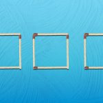 Só tem de mover 2 fósforos para mostrar que são