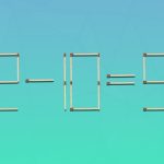 Um puzzle muito difícil: só precisa de mover 2 fósforos