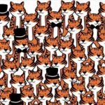 Um puzzle para quem tem visão de falcão: encontre os gatos em 9 segundos. Um puzzle para quem tem visão de falcão: encontre os